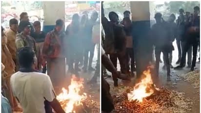 అన్నదాత ఆక్రందన.. 160 కిలోల వెల్లుల్లిని తగులబెట్టిన రైతు.. ‘ధర రావట్లేదు’