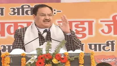 BJP अध्यक्ष जेपी नड्डा ने जन विश्वास यात्रा को किया रवाना, कहा- 'पहले यूपी बीमारू राज्य था, आज आगे बढ़ रहा'