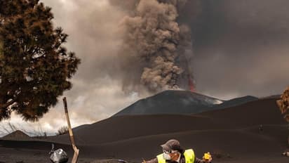 Cumbre Vieja Volcano Eruption: കുംബ്ര വിജെ നിശബ്ദമായി, അഗ്നിപര്‍വ്വത മുഖത്തേക്ക് ഗവേഷക സംഘം