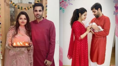 Bhuvneshwar Kumar: టీమిండియా డాటర్స్ లిస్ట్ లో మరో రాకుమారి.. కూతురు ఫోటో షేర్ చేసిన భువీ..