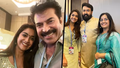 When Keerthy Suresh met Mohanlal and Mammootty; here's what actress had to say