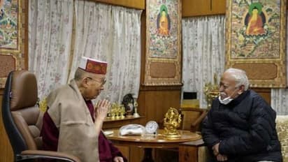 RSS chief meets Dalai Lama : മോഹന് ഭാഗവത് ടിബറ്റന് ആത്മീയ നേതാവ് ദലൈലാമയുമായി കൂടികാഴ്ച നടത്തി