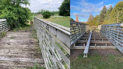 Bridge Theft: നേരം വെളുത്തപ്പോള്‍ പാലമില്ല, തുരുമ്പെടുക്കും  മുമ്പ് മോഷ്ടാവിനെ പൊക്കി പൊലീസ്