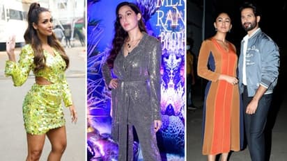 Malaika Arora, Nora Fatehi, Shahid Kapoor and Mrunal Thakur, actors that stepped out in style