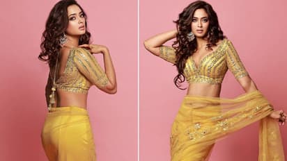 दो बच्चों की मां Shweta Tiwari ने साड़ी का पल्लू गिराकर दिखाई कातिलाना अदाएं, होंठ दबाकर यूं उड़ाए होश