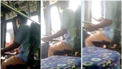 തൃശൂർ-പാലക്കാട് റൂട്ടിൽ ഒറ്റക്കൈയിൽ ഡ്രൈവറുടെ അഭ്യാസം, ചാറ്റ് വിത്ത് ഡ്രൈവ്, എട്ടിന്റെ പണി കൊടുത്ത് വീട്ടമ്മ