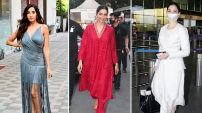 Nora Fatehi’s stunning dress to Deepika Padukone’s temple visit and more, here is where the stars were seen