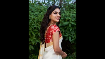 Bheemla Nayak: 'భీమ్లా నాయక్' హీరోయిన్ చీరకట్టు అందాలు.. అదరహో అనిపిస్తున్న మలయాళీ భామ