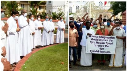 പ്രതിഷേധമൊഴിയാതെ ക്രിസ്തുമസ് ദിനവും, കുർബാന പരിഷ്കരണത്തിൽ എതിർപ്പ്, വൈദിക പ്രതിഷേധം