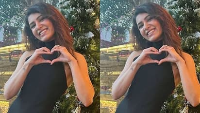 Samantha Christmas celebrations:మళ్ళీ ఎన్నాళకు సమంత ముఖంలో స్వచ్ఛమైన చిరు నవ్వు..!