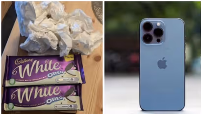 iphone : യുവാവ് ഒരു ലക്ഷം രൂപയുടെ ഐഫോൺ ഓർഡർ ചെയ്തു,  കിട്ടിയത് ടോയ്‌ലറ്റ് പേപ്പറും ചോക്ലേറ്റും