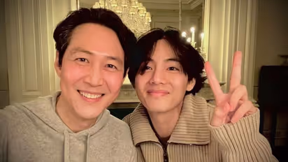 Squid Game’s Lee Jung-jae, BTS' Kim Taehyung click a selfie together; fans wonder if they are collaborating