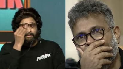 Pushpa Thanks Meet: సుకుమార్‌ లేకపోతే నేను లేనంటూ కన్నీళ్లు ఆపుకోలేకపోయిన బన్నీ‌.. కరణ్‌ జోహార్‌ ప్రశంసలు