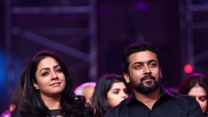 Suriya - jyothika : சில்லுனு ஒரு வாக்கிங்... ஜோதிகா உடன் சாலையில்  வலம் வந்த சூர்யா - வைரலாகும் போட்டோஸ்