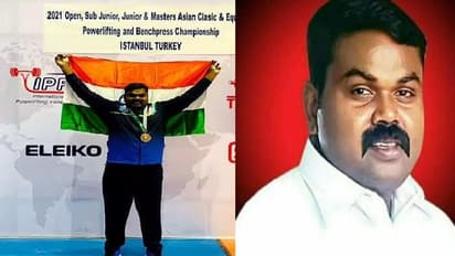 வெயிட் தூக்கி வெயிட் காட்டிய திமுக எம்.எம்.ஏ… ஆசிய அளவிலான பளுதூக்கும் போட்டியில் பதக்கம்!!