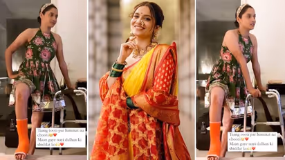 Newlywed Ankita Lokhande dances to Pardesi Pardesi with an injured foot [Video]