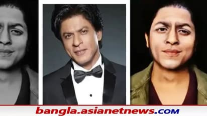 Just like Shah Rukh Khan: মহিলা মেকআপ শিল্পির শাহরুখ খানের সাজ, ভিডিওটি দেখলে অবাক হবেন আপনিও