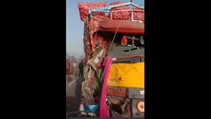 పొగ‌మంచు కార‌ణంగా 8 వాహ‌నాలు ఢీ.. 11 మందికి గాయాలు.. క‌ర్నాట‌క‌లో ఘ‌ట‌న