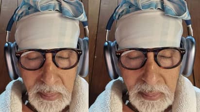 पिचके गाल, बंद आंखें और हैडफोन लगाए दिखे Amitabh Bachchan, कुछ इस तरह दी नए साल की शुभकामनाएं