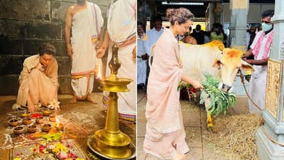 Kangana Ranaut Welcomes 2022: ಕಡಿಮೆ FIR, ಜಾಸ್ತಿ ಲವ್‌ ಸಿಗ್ಲಿ, ಮಂದಿರದಲ್ಲಿ ಕಂಗನಾ ಪ್ರಾರ್ಥನೆ