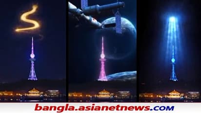 China New Year Celebration: অবাক করা আলোক প্রদর্শনীতে নতুন বছর শুরু করল চিন, দেখুন ভাইরাল ভিডিও