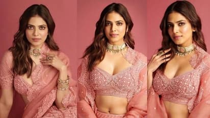 Malavika Mohanan : ഒന്നരലക്ഷത്തിന്‍റെ ലെഹങ്കയില്‍ മനോഹരിയായി മാളവിക മോഹനൻ; ചിത്രങ്ങള്‍