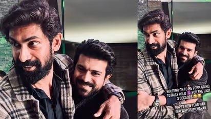 Ram Charan Bromance with Rana: అల్లూరిని నలిపేస్తున్న భళ్లాలదేవ.. పిక్ వైరల్