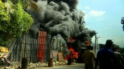 Fire Trivandrum : തീപിടുത്തമുണ്ടായ തിരുവനന്തപുരത്തെ ആക്രിക്കടയ്ക്ക് ലൈസൻസില്ലെന്ന് കോർപ്പറേഷൻ