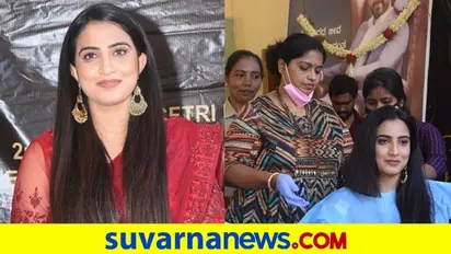 Actress Rishika Raj: ಕ್ಯಾನ್ಸರ್ ರೋಗಿಗಳಿಗೆ 'ಟಗರು' ಖ್ಯಾತಿಯ ಸರೋಜ ಕೂದಲು ದಾನ