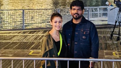 Nayanthara video : சில்லுனு ஒரு வாக்கிங்!! கூலாக நடந்து சென்ற நயன்தாரா... வளைச்சு வளைச்சு வீடியோ எடுத்த விக்கி