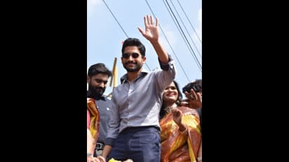 Naga Chaitanya: అల్ట్రా స్టైలిష్ లుక్ లో చిన బంగార్రాజు.. నాగ చైతన్య కోసం జనసంద్రంగా మారిన రాజమండ్రి