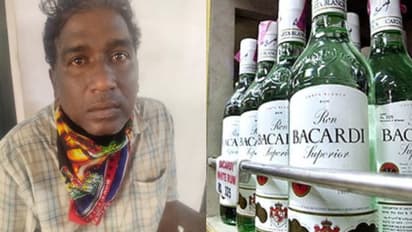 കൺസ്യൂമർ ഫെഡിന്റെ പ്രീമിയം കൌണ്ടറിൽനിന്ന് മദ്യക്കുപ്പി മോഷ്ടിച്ചയാൾ പിടിയിൽ