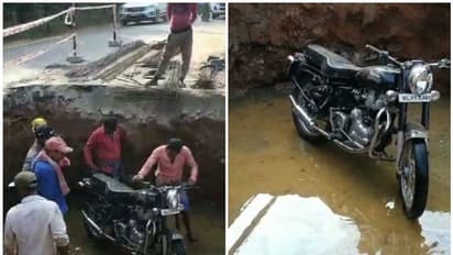 മുന്നറിയിപ്പ് ബോര്ഡ് വെച്ചില്ല; കലുങ്കിനായെടുത്ത കുഴിയില് വീണ് ബൈക്ക് യാത്രക്കാരന് പരിക്ക്, അന്വേഷണം