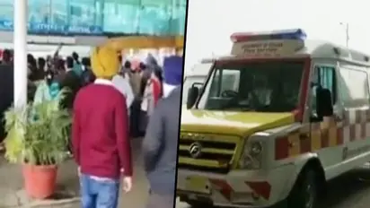 Chaotic scenes at Amritsar airport as 125 passengers test COVID positive on flight from Italy