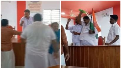 പഞ്ചായത്തില് യോഗത്തിനിടെ ദേഹത്ത് പെട്രോളൊഴിച്ച് കോൺഗ്രസ് അംഗം; സംഭവം തിരുവനന്തപുരത്ത്