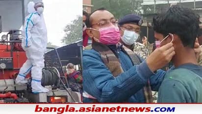 রায়গঞ্জে মাইক্রো কনটেন্টমেন্ট জোন বেড়ে ৯, কোভিড রুখতে রাস্তায় নামল পুলিশ