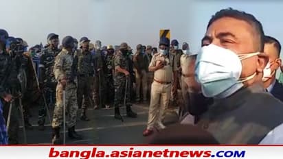 BJP leader Shuvendu Adhikari police prevented road on netai Martyr's Day