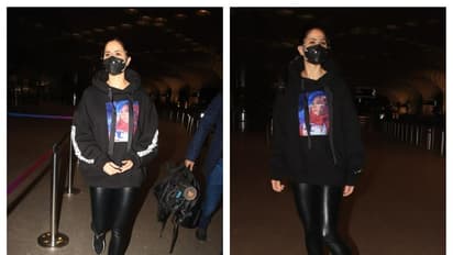 Katrina Kaif flies to Indore to be with Vicky Kaushal on their first month anniversary; see pics