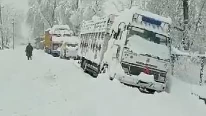कश्मीर ने ओढ़ी सफेद चादर: Heavy Snowfall से हाइवे बंद, वैष्णो देवी मंदिर में कई सेवाएं बधित