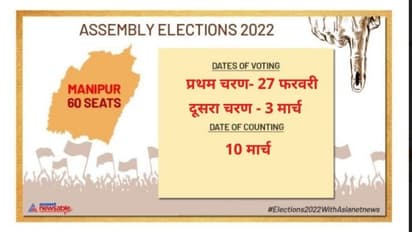 Manipur Election 2022 : मणिपुर विस चुनाव के लिए चुनावी बिगुल बजा, जानिए क्या हैं चुनावी मुद्दे और समीकरण