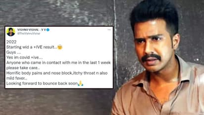 Vishnu Vishal : கோலிவுட்டை ரவுண்டு கட்டி அட்டாக் பண்ணும் கொரோனா... நடிகர் விஷ்ணு விஷாலுக்கும் பாதிப்பு உறுதி