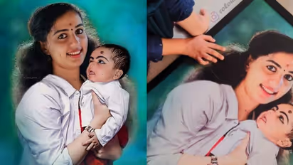 Vismaya : സഹോദരന്റെ കുഞ്ഞിനെ എടുത്ത് നില്ക്കുന്ന വിസ്മയ; വൈറലായി ചിത്രം