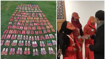 Kashi Vishwanath Dham : കാശി വിശ്വനാഥ് ധാം ജീവനക്കാർക്ക് 100 ജോടി ചെരിപ്പുകൾ നൽകി പ്രധാനമന്ത്രി