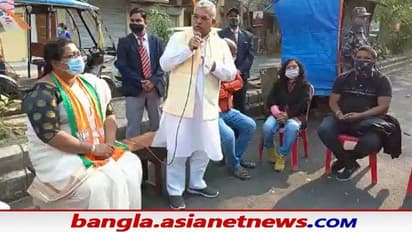 'স্বাস্থ্য দফতরই তো অসুস্থ, বাকিদের কী করে ঠিক করবে', পুরভোটের প্রচারে এসে বিস্ফোরক দিলীপ