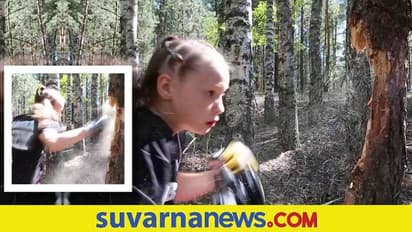 ವಯಸ್ಸು ಕೇವಲ 12... ಪಂಚಿಂಗ್‌ನಿಂದ ಮರವನ್ನೇ ಉರುಳಿಸುತ್ತಿದ್ದಾಳೆ ಬಾಲಕಿ