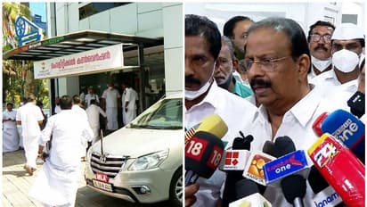 കണ്ണൂരില് ജാഗ്രത, കെ സുധാകരന്റെ വാഹനത്തിന് പൊലീസ് സുരക്ഷ, ഡിസിസി ഓഫീസ് സമീപം ഒരു ബസ് പൊലീസ് സംഘം