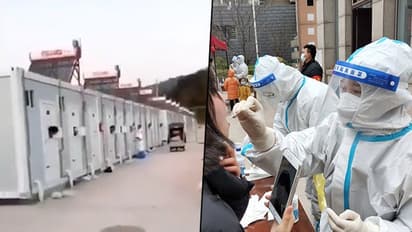 Is China forcefully confining COVID-19 patients in camped metal boxes?