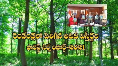 Forest Survey report 2021: దేశంలో పెరిగిన అడవులు విస్తీర్ణం.. తెలుగు రాష్ట్రాల్లోనే అధికం !