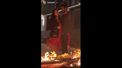 Vicky-Katrina Lohri celebration: বিয়ের পর প্রথম লোহরি, সোশ্যাল পেজে ছবি পোজে ঘনিষ্ট ভিক্যাট