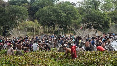 അഗ്നിയെ ആരാധിച്ച് അസമില്‍ ഭോഗാലി ബിഹു